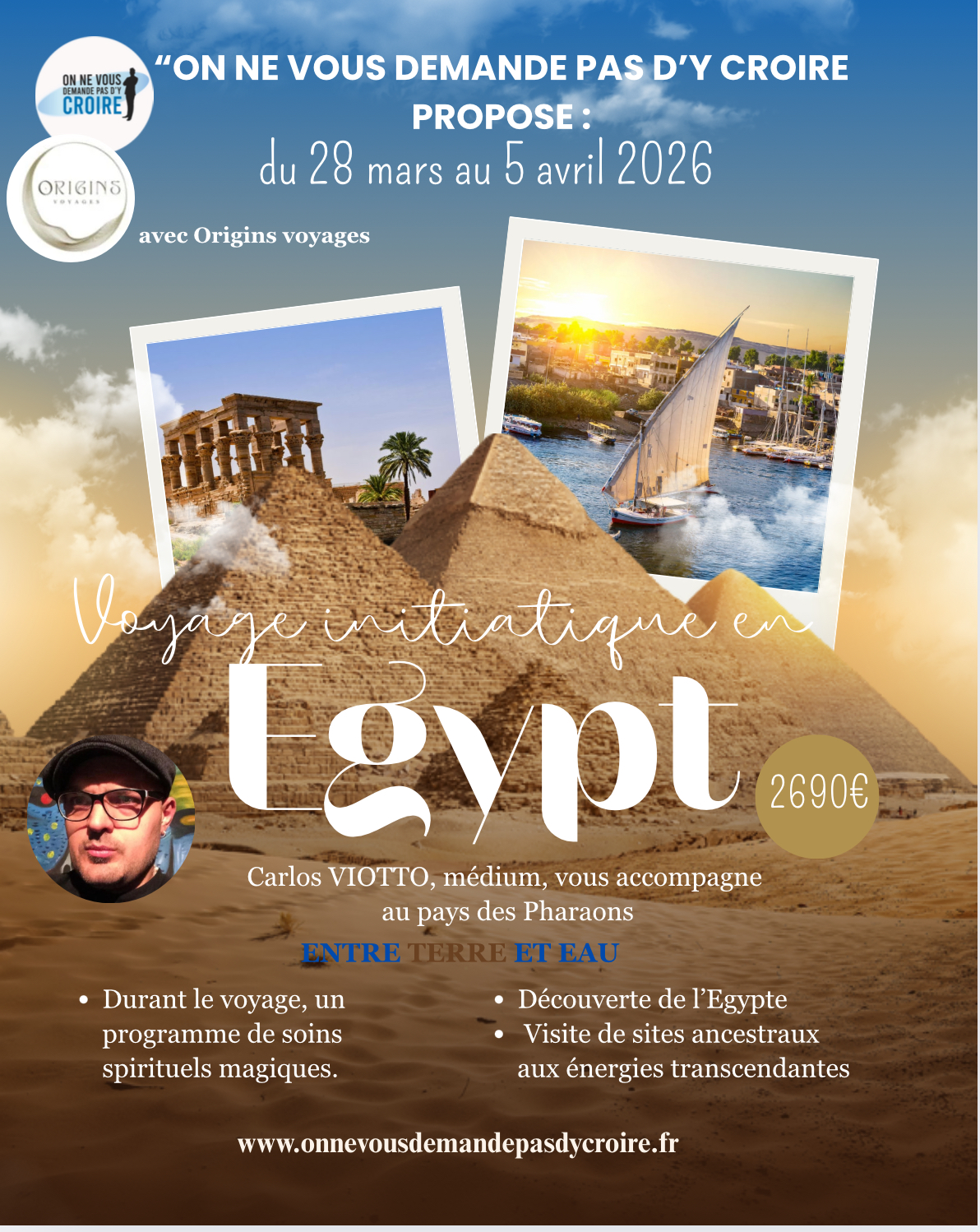 Brochure Voyage en Égypte